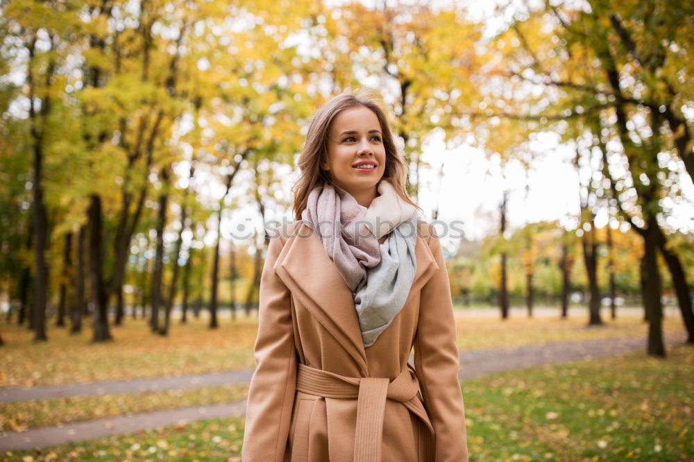 Similar – Stylish Pretty Woman smiling to the camera