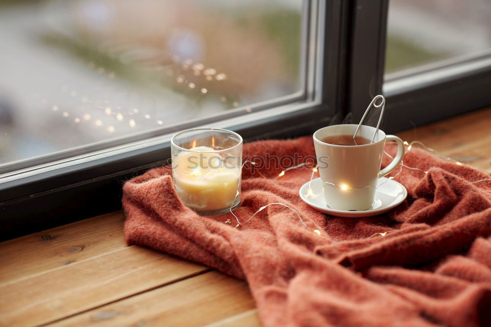 Similar – cozy winter or autumn morning at home