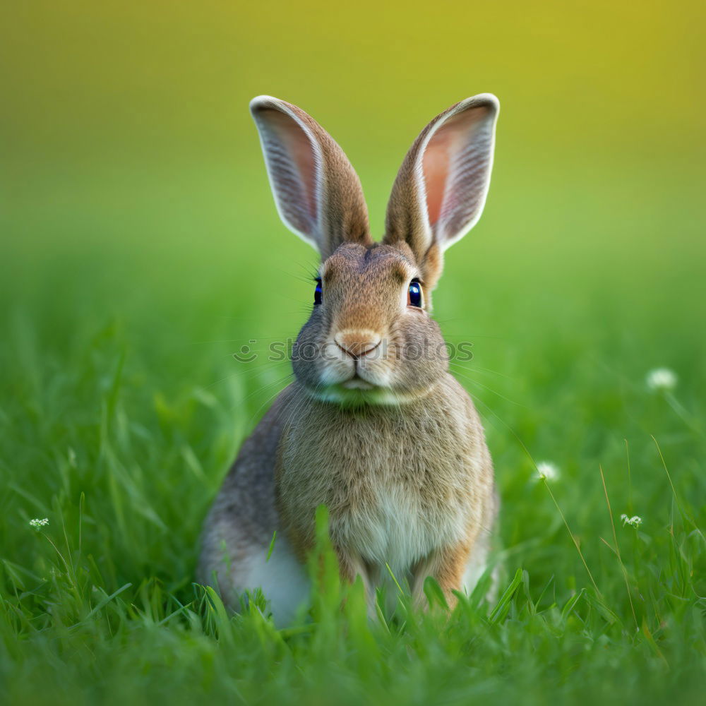 Similar – Brown easter bunny in fresh green grass