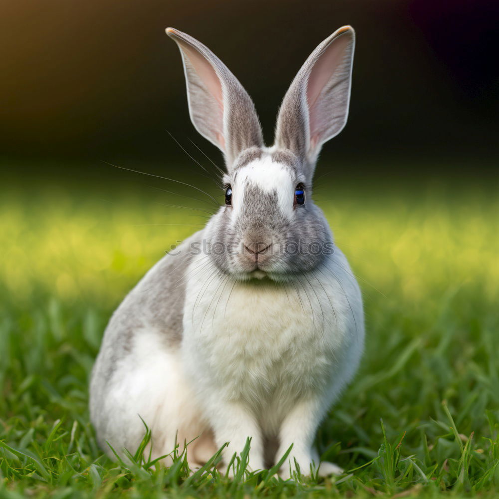 Similar – Image, Stock Photo Rabbit babies 12 days old