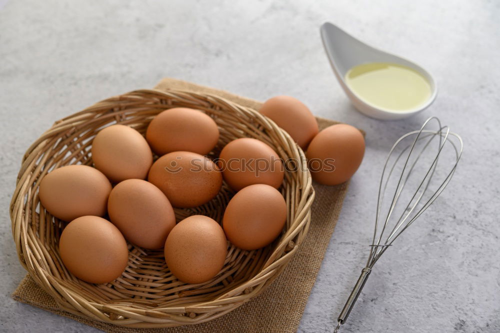 Similar – Image, Stock Photo Boiled eggs breakfast table