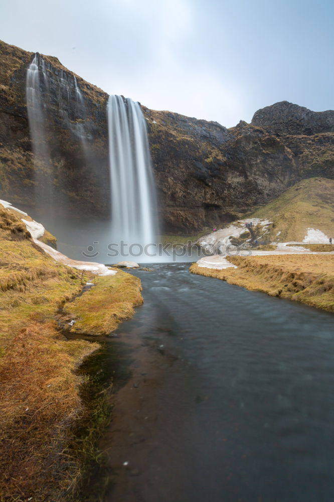 Similar – Image, Stock Photo Seljalandsfoss Waterfall, Iceland