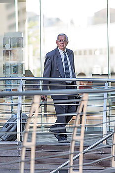 Similar – Stylish executive black man in suit in downtown