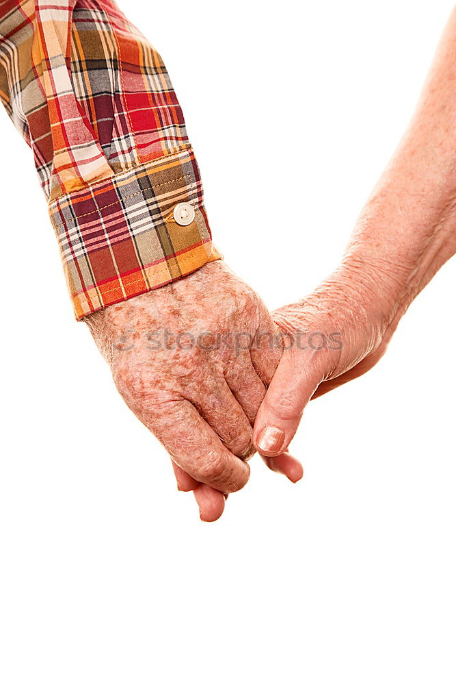 Image, Stock Photo A Detail of An Old Woman Hands On Her Traditional Skirt