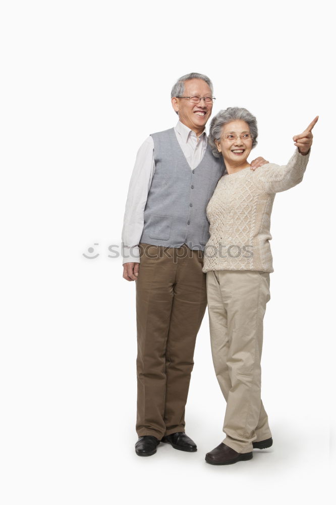 Similar – happy senior citizen with grandson