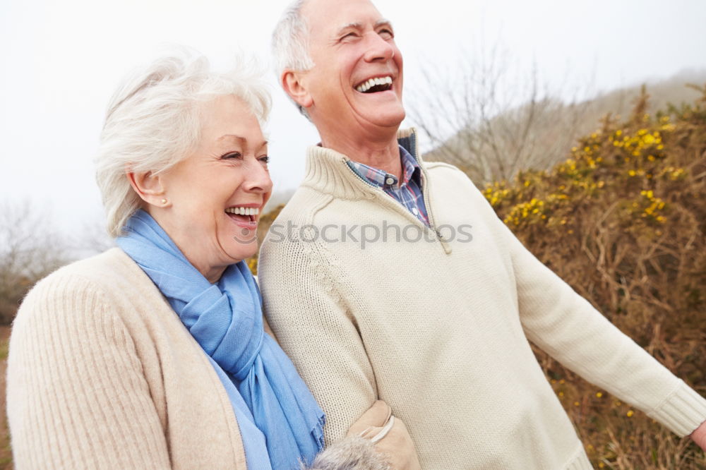 Similar – Image, Stock Photo fit of laughter Joy Happy