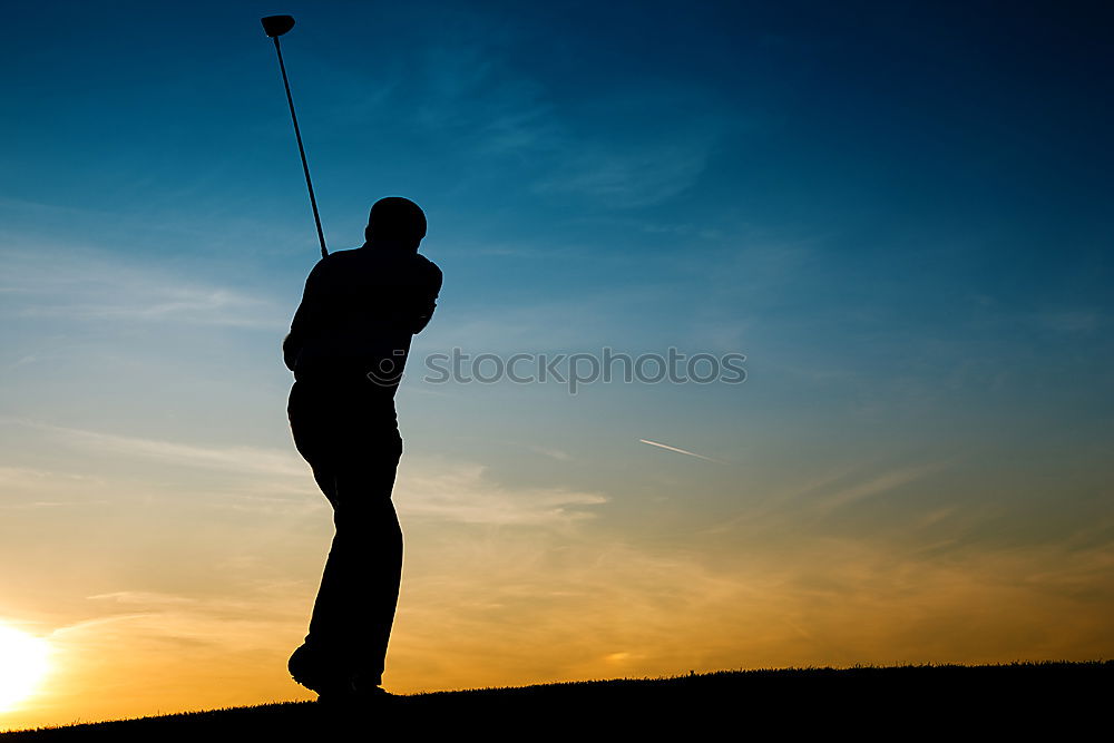 Similar – Golf: short game using a wedge iron club.