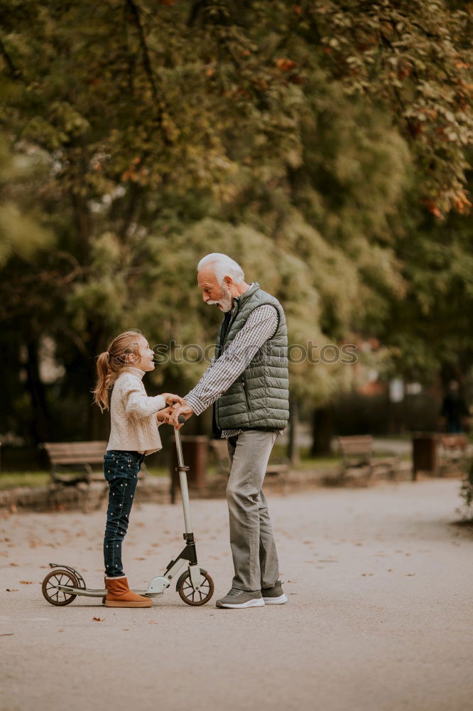 Similar – Image, Stock Photo Couple at road in countryside