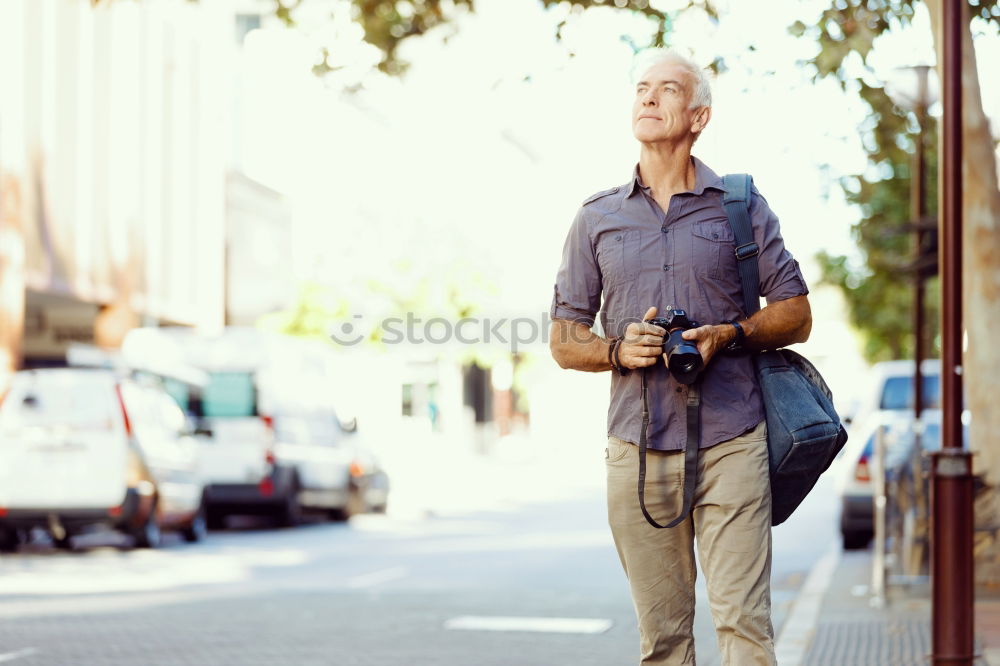 Similar – Image, Stock Photo Businessman in the Street.