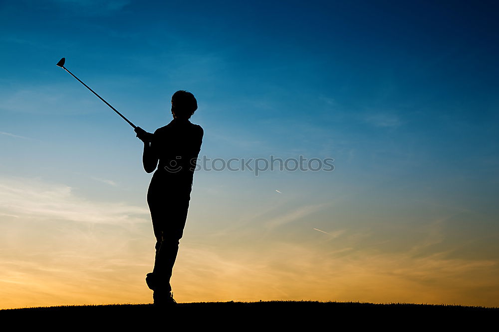 Similar – Golf: short game using a wedge iron club.