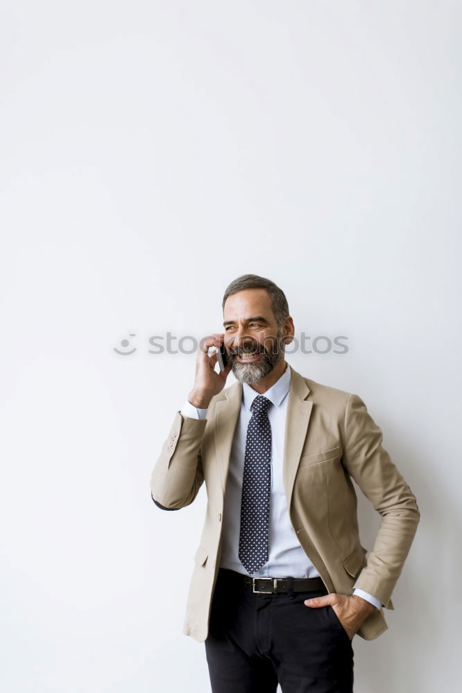 Similar – Image, Stock Photo Laughing man with closed eyes