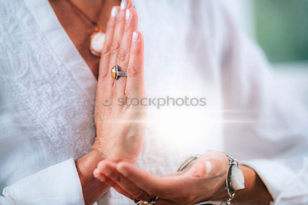 Similar – Image, Stock Photo Person in white cloth and gym shoes jumping on red carpet