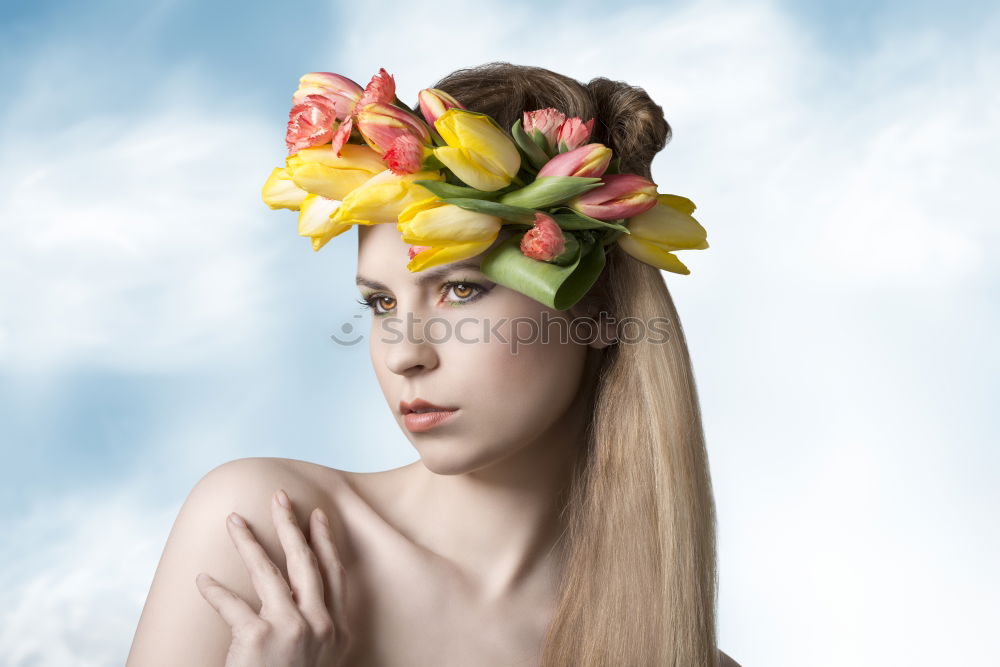 Similar – Image, Stock Photo Through the flower