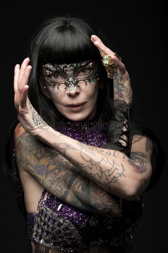 Image, Stock Photo tuttoo Woman Ballet Tattoo