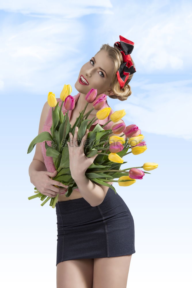 Similar – Image, Stock Photo Spring_05 Feminine