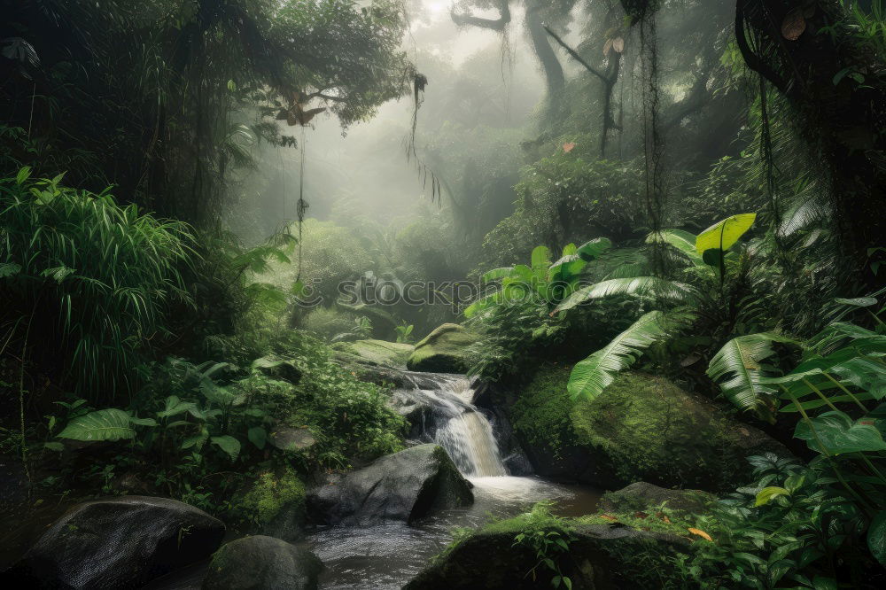 Similar – rainforest Virgin forest