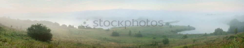 Similar – Image, Stock Photo Beautiful autumn foggy morning panorama. Tatra mountains