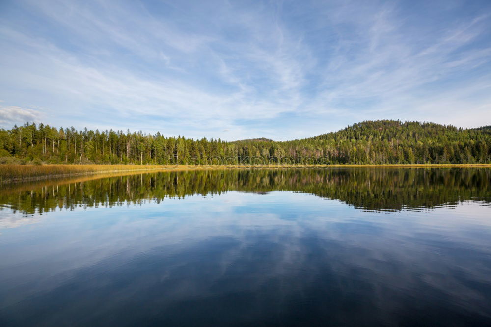 Image, Stock Photo lake of mirrors Life