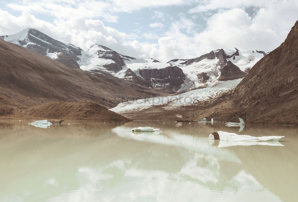 Image, Stock Photo Calm lake in hillside Lake