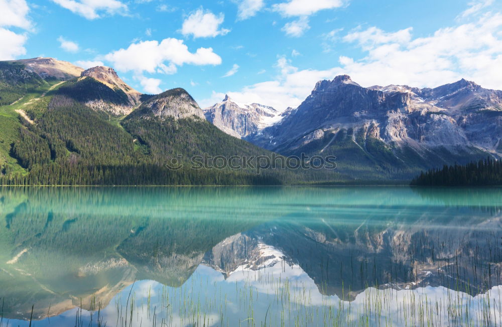 Similar – Maligne Lake Lake Maligne