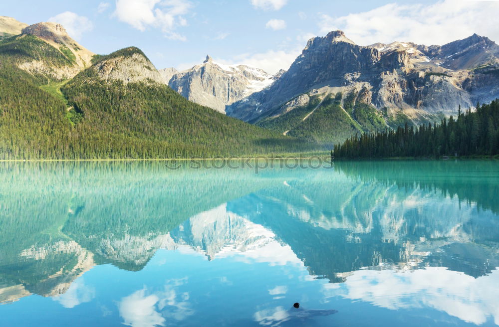 Similar – Maligne Lake Lake Maligne