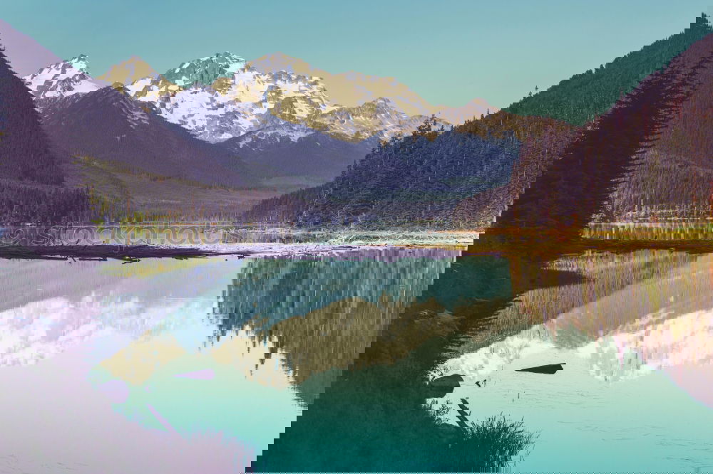 Similar – Image, Stock Photo Stream of water and mountains