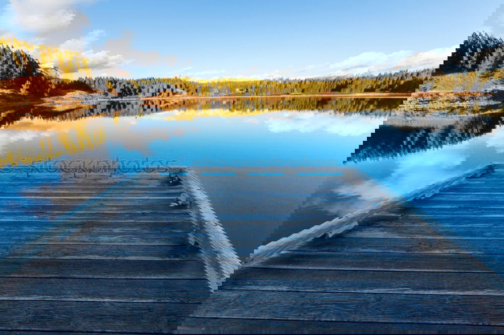 Similar – Image, Stock Photo jetty at the lake Nature