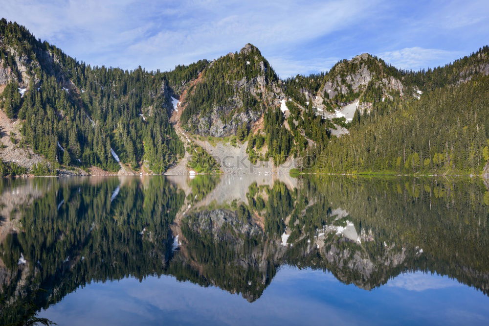 Similar – Image, Stock Photo Lake in the pyrotechnics