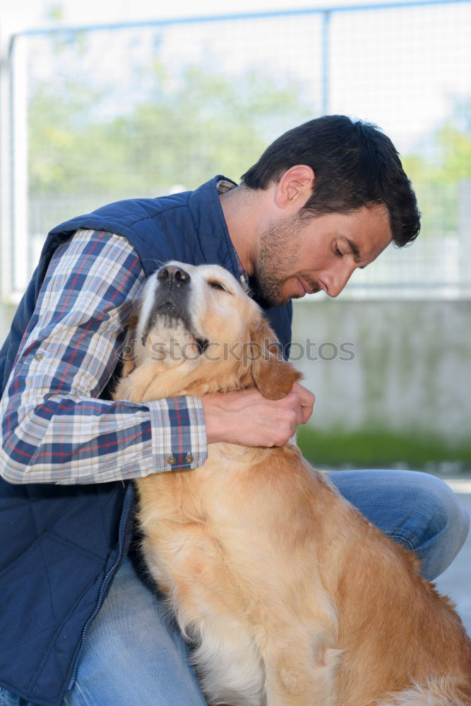 Similar – Latin child with his dog