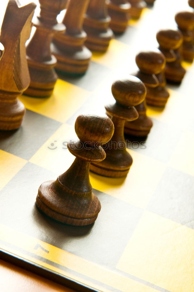 Similar – Girl and boy playing chess at home.