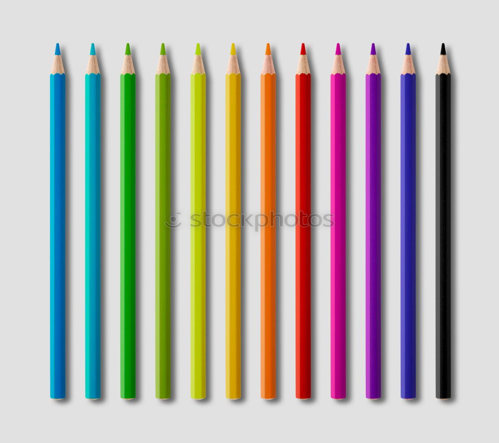 Similar – Image, Stock Photo Coloured pencils