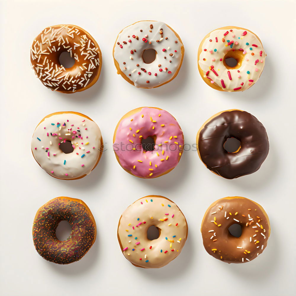 Similar – Freshly baked donuts with glaze