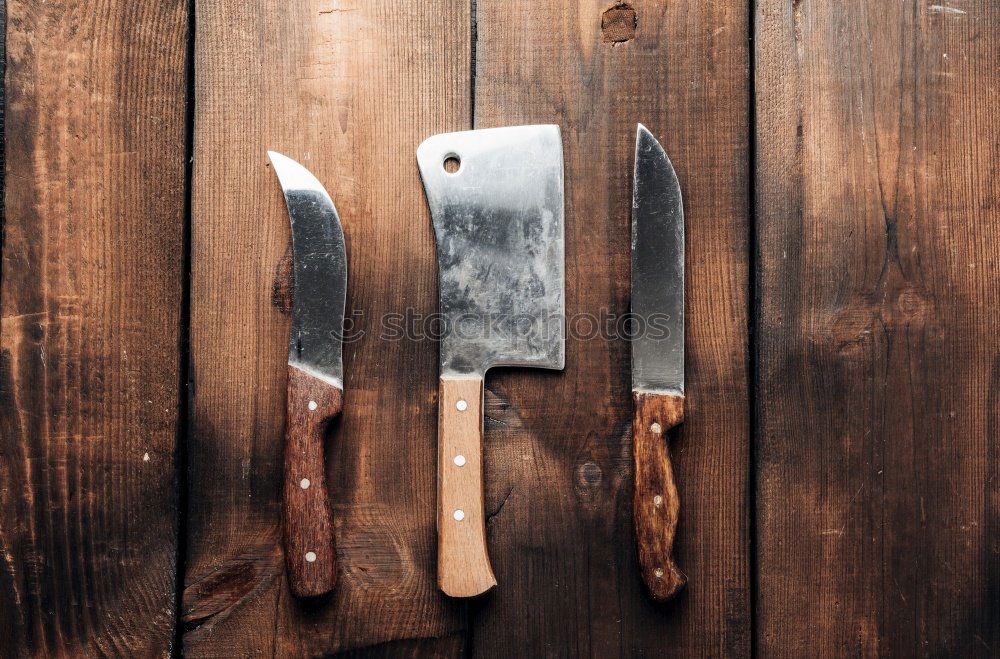 Similar – Image, Stock Photo broken knife on cutting board