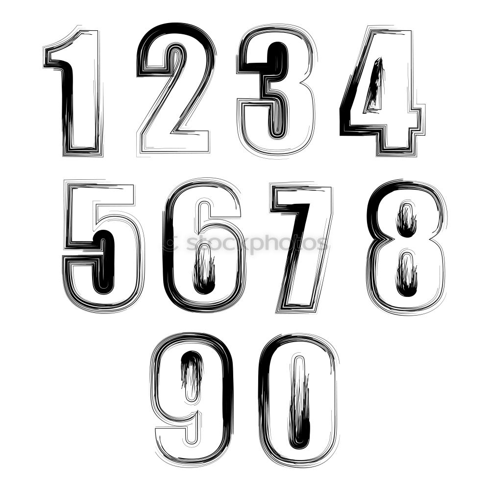 Similar – 4,059 Digits and numbers