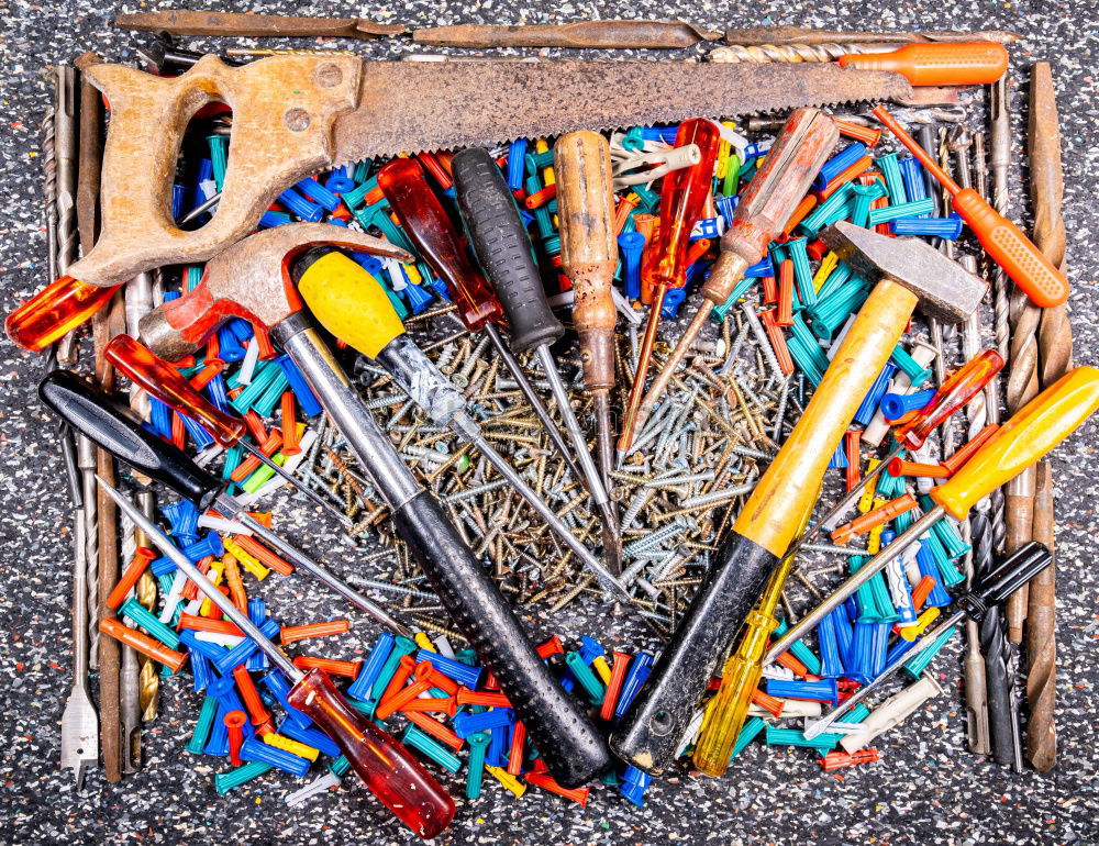 Similar – Image, Stock Photo Office supply on the wooden background
