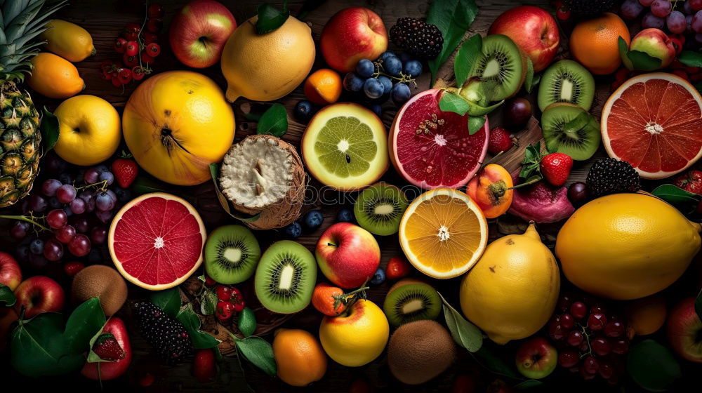 Similar – Image, Stock Photo Summer berries with cooking spoon