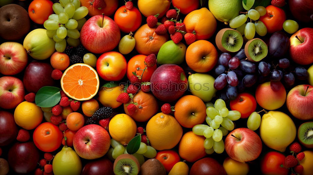 Similar – Image, Stock Photo Different summer berries, background