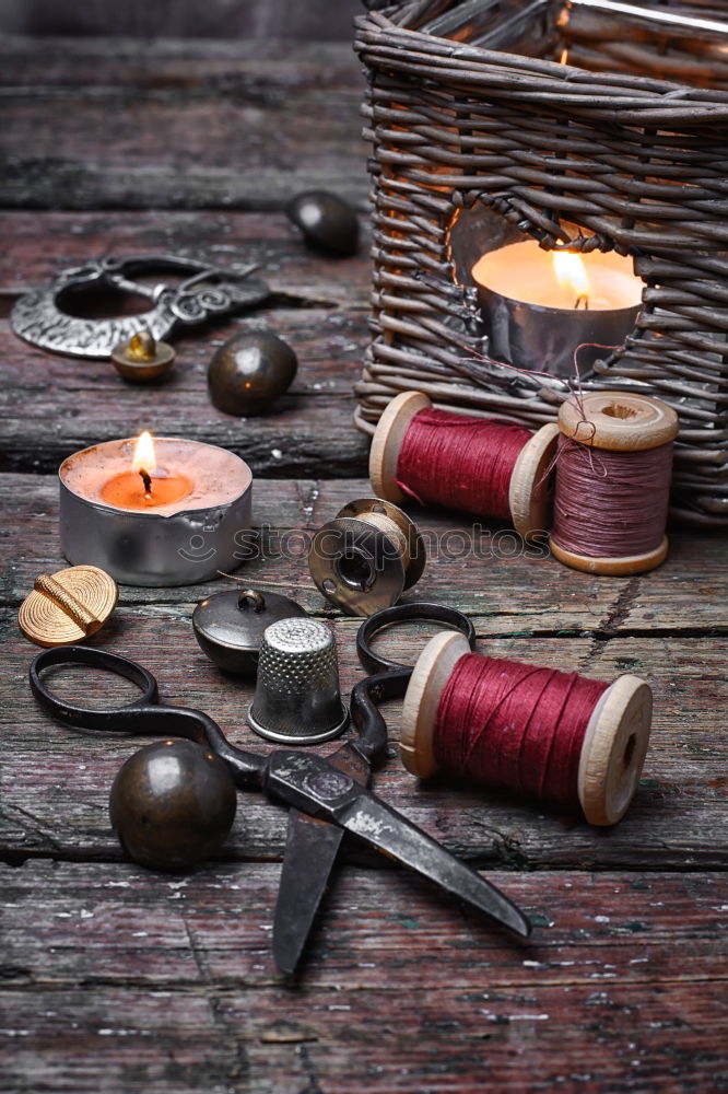 Similar – Image, Stock Photo Tibetan religious objects for meditation