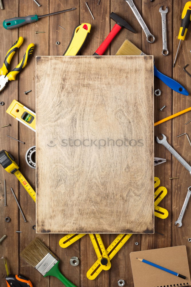 Similar – Image, Stock Photo Assorted Woodwork and Carpentry. background