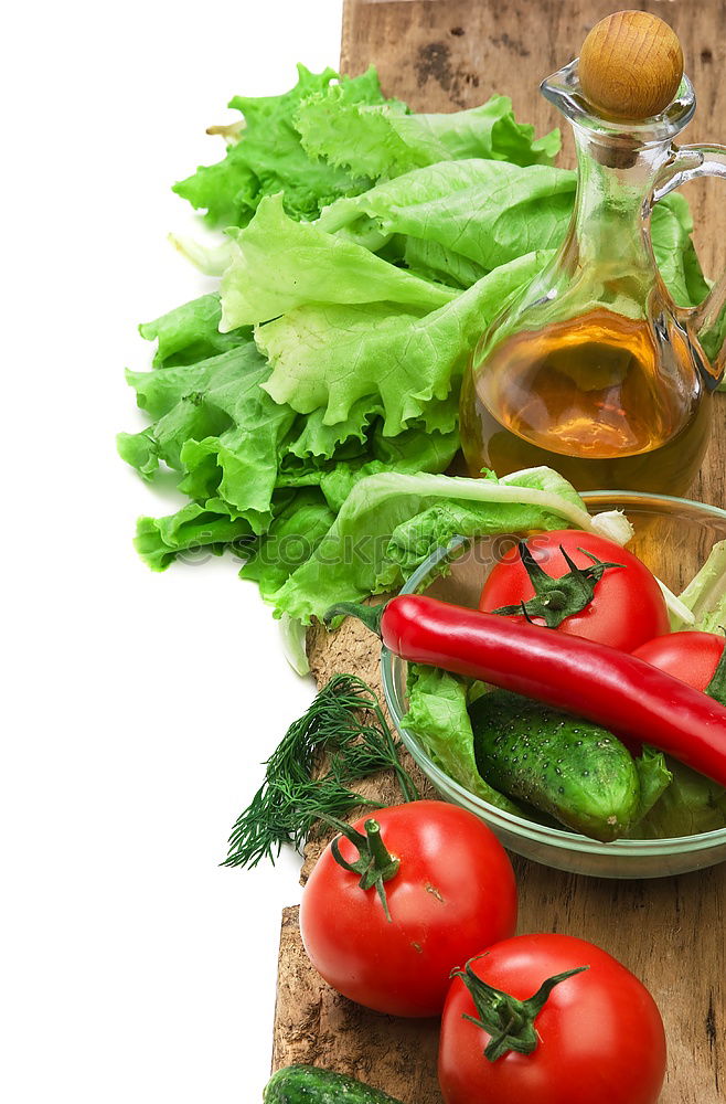 Similar – Image, Stock Photo Spaghetti with basil pesto and tomatoes, ingredients