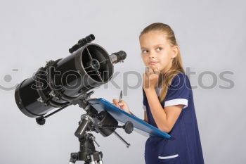 Similar – Image, Stock Photo Woman in protective clothes posing with a blue paint roller #DIY