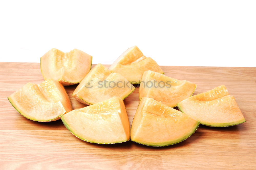 Similar – paper bag with golden canterelle on a table