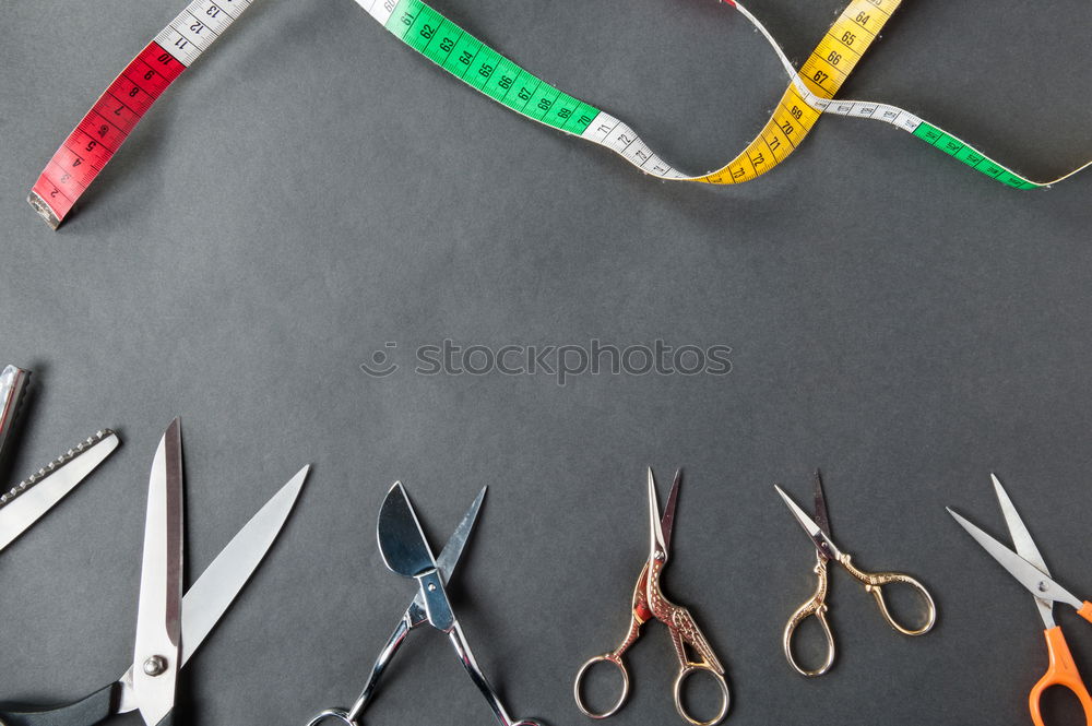 Similar – Image, Stock Photo Set of professional barber scissors