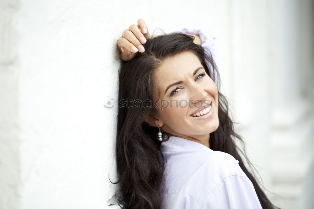 Similar – Image, Stock Photo portrait of an outstanding woman