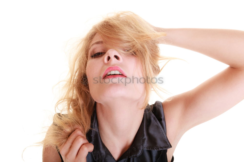 Similar – Image, Stock Photo girl in the wind