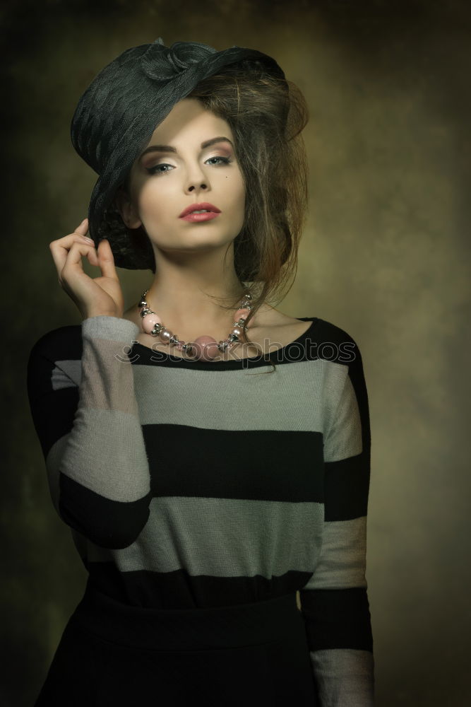 Similar – Image, Stock Photo Pretty brunette woman