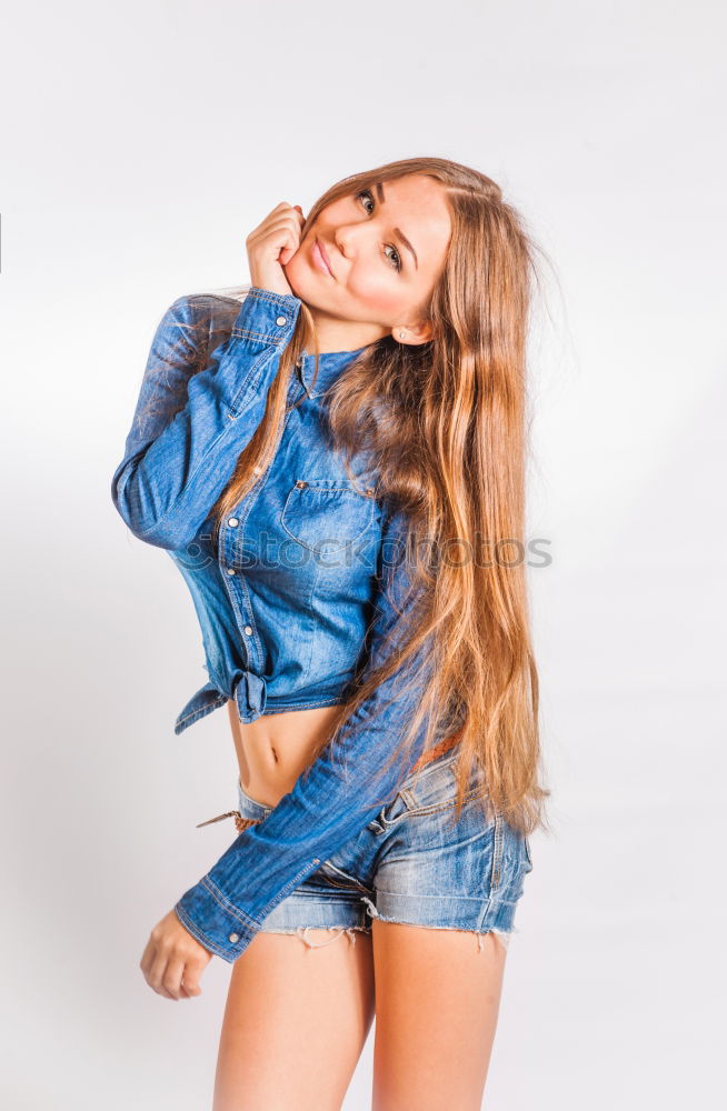 Similar – Image, Stock Photo teenager eating a lollipop