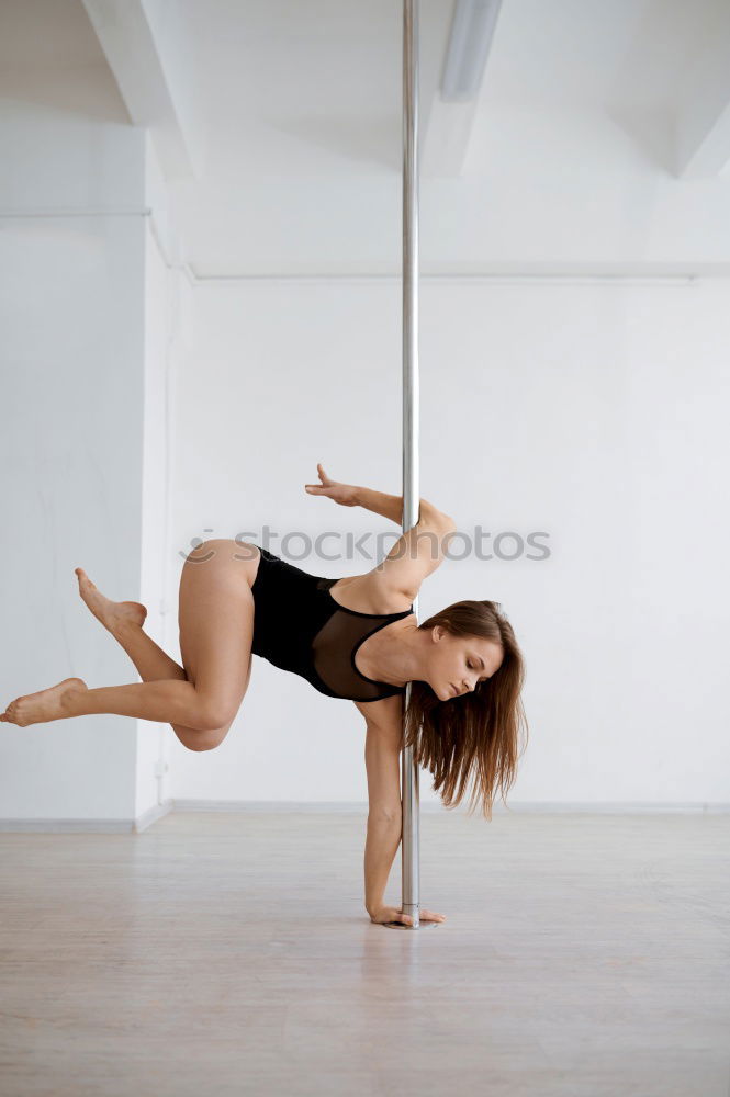 Similar – Image, Stock Photo Sexy young woman breathing in the balcony