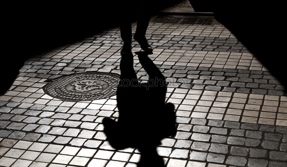 Image, Stock Photo shadow figures Bamberg