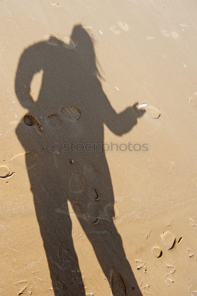 Image, Stock Photo hand shadow stone Life